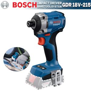 BOSCH GDR 18V-215 무선 임팩트 드라이버 전문 215 Nm 브러시리스 임팩트 드릴 1/4