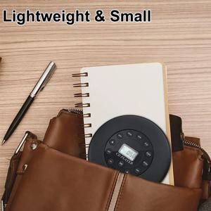 【새로운】자동차 MP3 호환성을 위한 스피커 안티 스킵 기능이 있는 휴대용 CD 플레이어 마이크 내장 녹음 지원