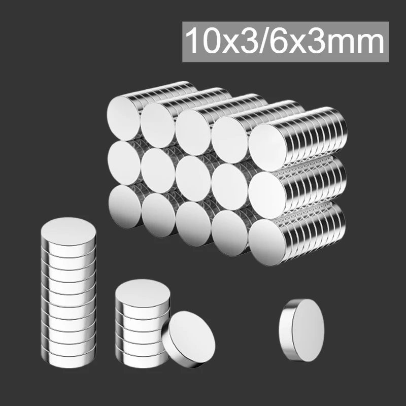 10x3/6x3mm 미니 화이트보드 자석, 할로윈 DIY, 냉장고 스티커, 창고 도구 분류 가방 버튼에 널리 사용됨