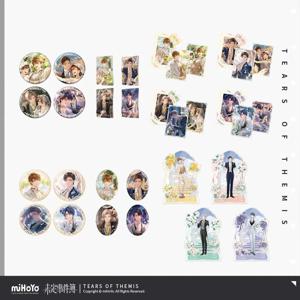 Sunsyea Tears of Themis 공식 상품 miHoYo 오리지널 정통 Forever Begins With You 시리즈 배지 카드 세트 Raven Libra