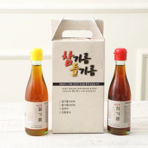 부안댁 방앗간 참기름 들기름 300ml 세트 통참깨 통들깨