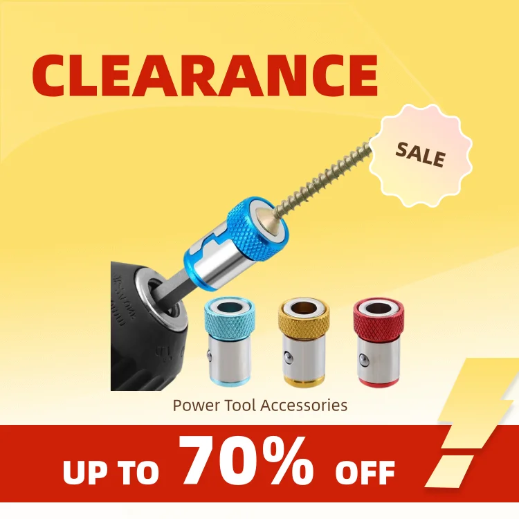 클리어런스_마그네틱 링 크로스 필립스 스크루드라이버 비트 홀더 6.35mm 1/4 유니버설 합금 방부 강력 자화기