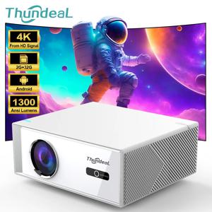 ThundeaL TD95W 안드로이드 프로젝터 풀 HD 1080P WiFi 2K 4K 홈 시네마 휴대용 스마트 TV 비디오 영화 회의 Led TD95 프로젝터