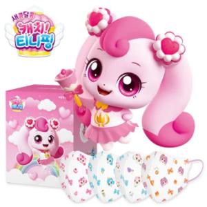 브리드케어 새콤달콤 캐치 티니핑 시즌4 어린이 마스크 20매