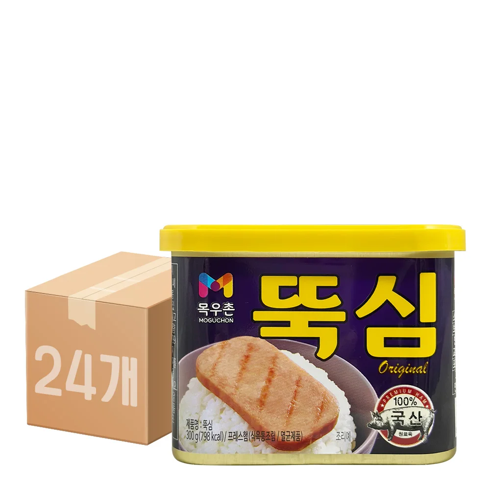 목우촌 뚝심 오리지널 300g 24개