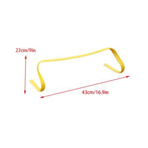 축구 미니 허들 휴대용 스피드 트레이닝 축구 장비, 분리형 민첩성 허들, 사다리 스포츠 안전 장비