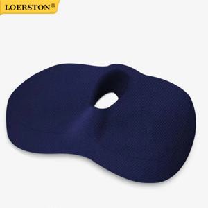 사무실 의자 꼬리뼈 통증 완화 통기성 메쉬 좌석 쿠션 베개 패드에 대한 여름 메모리 폼 미끄럼 방지 좌석 쿠션