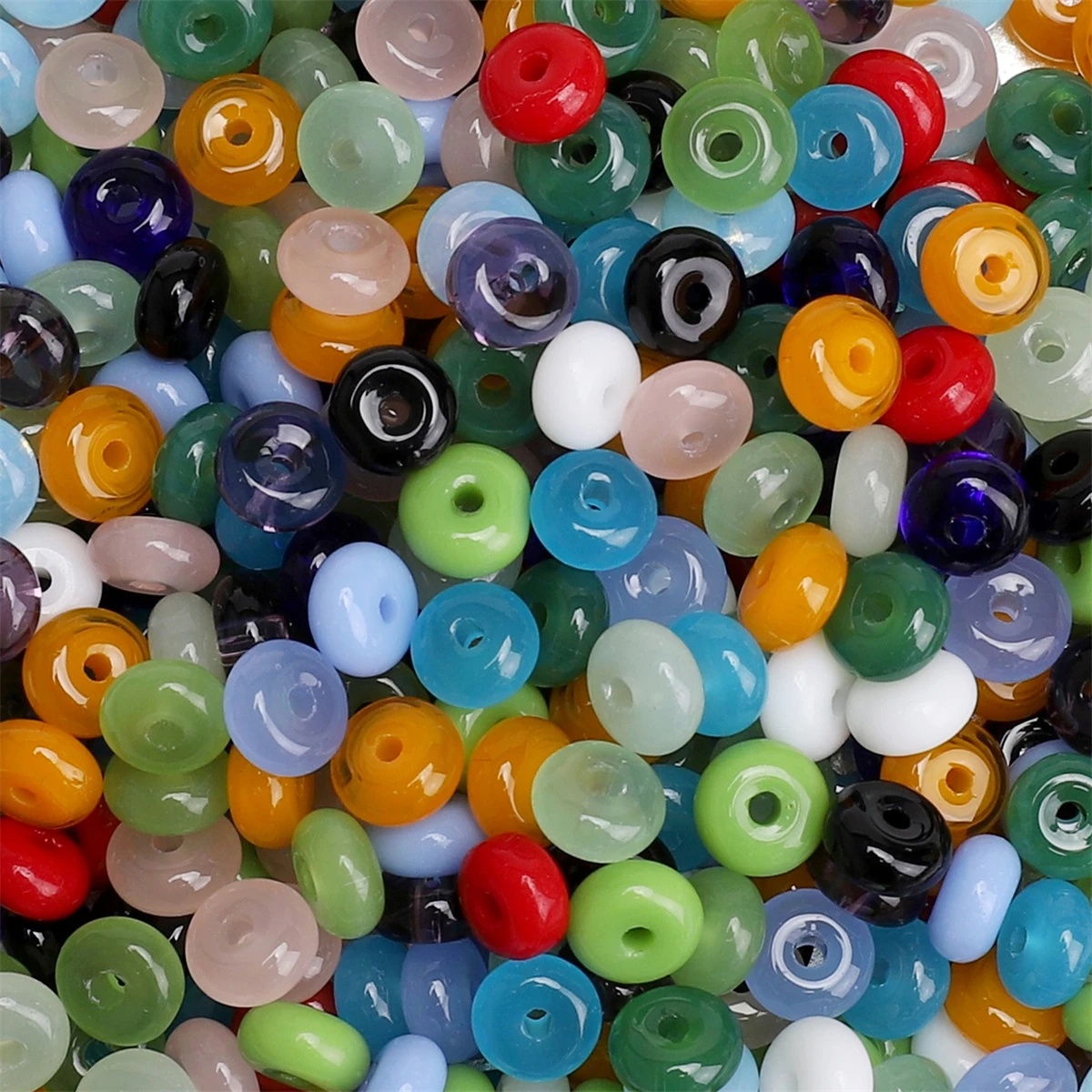 60 그램/가방 국내 슈퍼 우수한 유리 쌀 비즈 휠 비즈 독특한 루즈 비즈 수제 DIY 쥬얼리 팔찌 귀걸이 Accesso