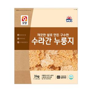 사조오양 수라간 누룽지 3kg 실온보관