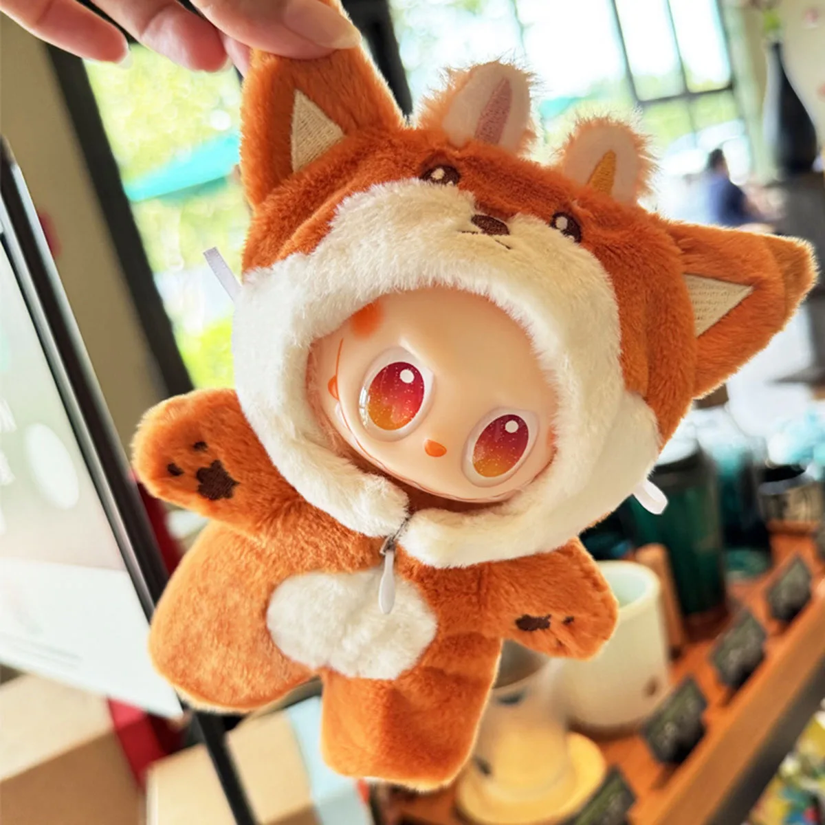 【옷만】라부부 인형 의상용 귀여운 만화 후드티 동물 시리즈 의류 의상 액세서리 선물