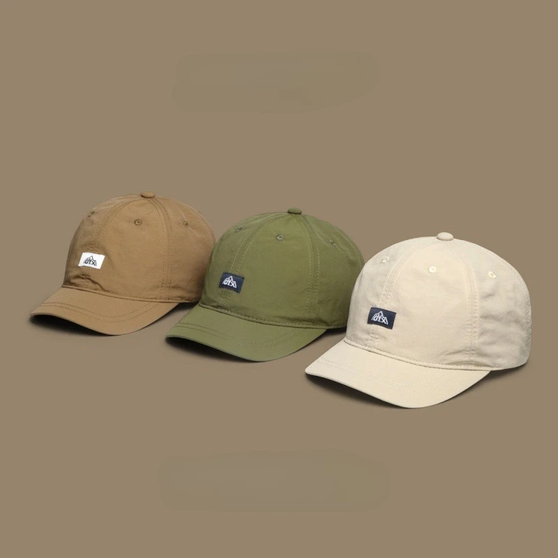 여름용 퀵 드라이 야구 모자 (남녀공용) - 가볍고 방수 기능이 있는 스포츠 모자, 통기성 나일론 러닝 캡, 조절 가능한 아웃도어 모자