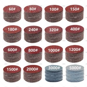 3/4/5/6인치 샌딩 디스크 원형 사포 시트 세트 샌딩 페이퍼 버핑 광택 패드 자동차 광택용 샌딩 페이퍼