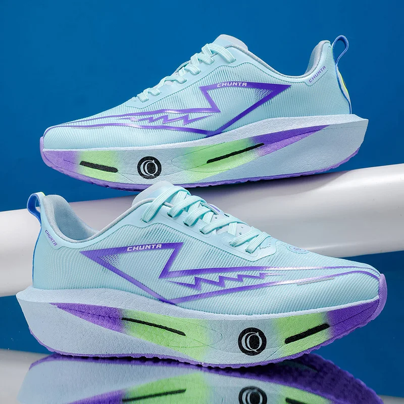 남성용 패셔너블한 캐주얼하고 편안한 스포츠 운동화 - 통기성 패브릭 갑피, 미끄럼 방지 및 내마모성 쿠셔닝 밑창, 라운드 토 레이스업 캐주얼 운동화, 모든 계절에 적합