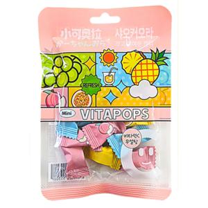 샤오커오라 민트향 비타민C 과일 12종 믹스 베트남 무설탕 알사탕 캔디 15g X 4봉