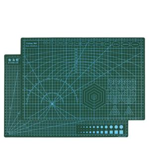 A3 양면 셀프 힐링 커팅 매트, 미터법, 임페리얼 45cm x 30cm 퀼팅 눈금자, 종이 카드 패브릭 크래어에 적합, 5 레이어