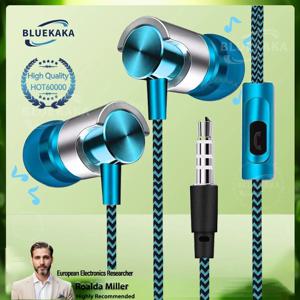 새로운 3.5mm 유선 이어폰 이어폰 소음 제거 인체 공학적 디자인 HiFi 스테레오 스포츠 음악 헤드폰 전화 MP3 MP4