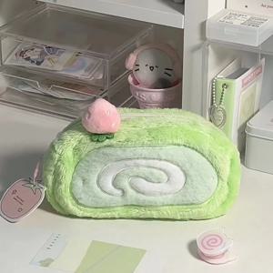 봉제 필통 필통 대용량 문구 케이스 귀여운 연필 수납 케이스