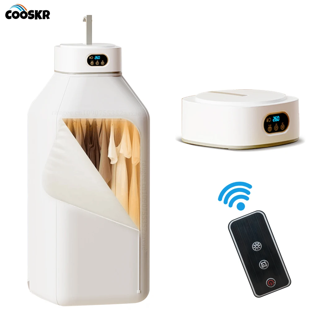 미니 휴대용 건조기 접이식 전기 건조기 지능형 시간 초과 빠른 건조 가정용 캐비닛 건조 가방 컴팩트 여행 스타일