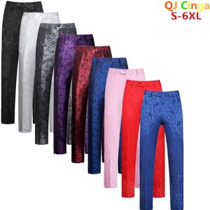 레드 남성 정장 바지, 웨딩 파티 바지, 패션 비즈니스 드레스 바지 남성 블루 블랙 Pantalones Hombre White Slacks