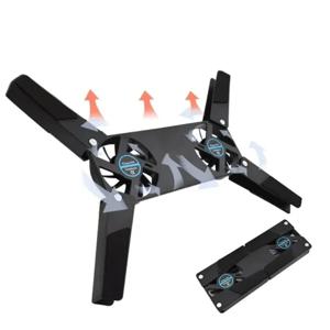 공랭식 노트북 쿨러 브래킷 USB 전원 쿨링 독 노트북 쿨링 패드 2팬 노트패드 유니버설 7 15인치 1 노트북 스탠드