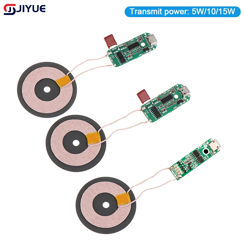 송신기 모듈 코일 회로 기판 5W/10W/15W Type-c Qi 고속 충전 무선 충전기 PCBA DIY 표준 액세서리