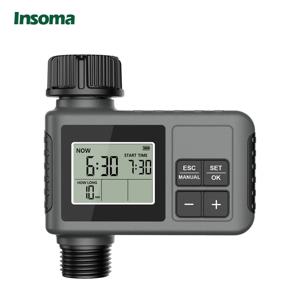 Insoma 자동 워터 타이머 지능형 관개 급수 시스템 스프링클러 타이머 정원 프로그래머 장비 IPX7 LCD 디스플레이