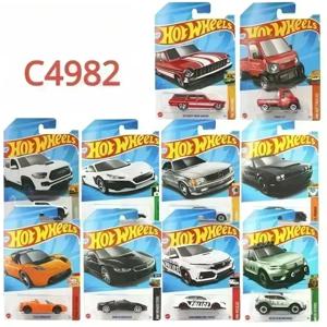 오리지널 Mattel Hot Wheels 자동차 1/64 합금 다이캐스트 Voiture Barbie Hummer Benz Bmw Toyota Tacoma 어린이 장난감 소년 어린이 C4982