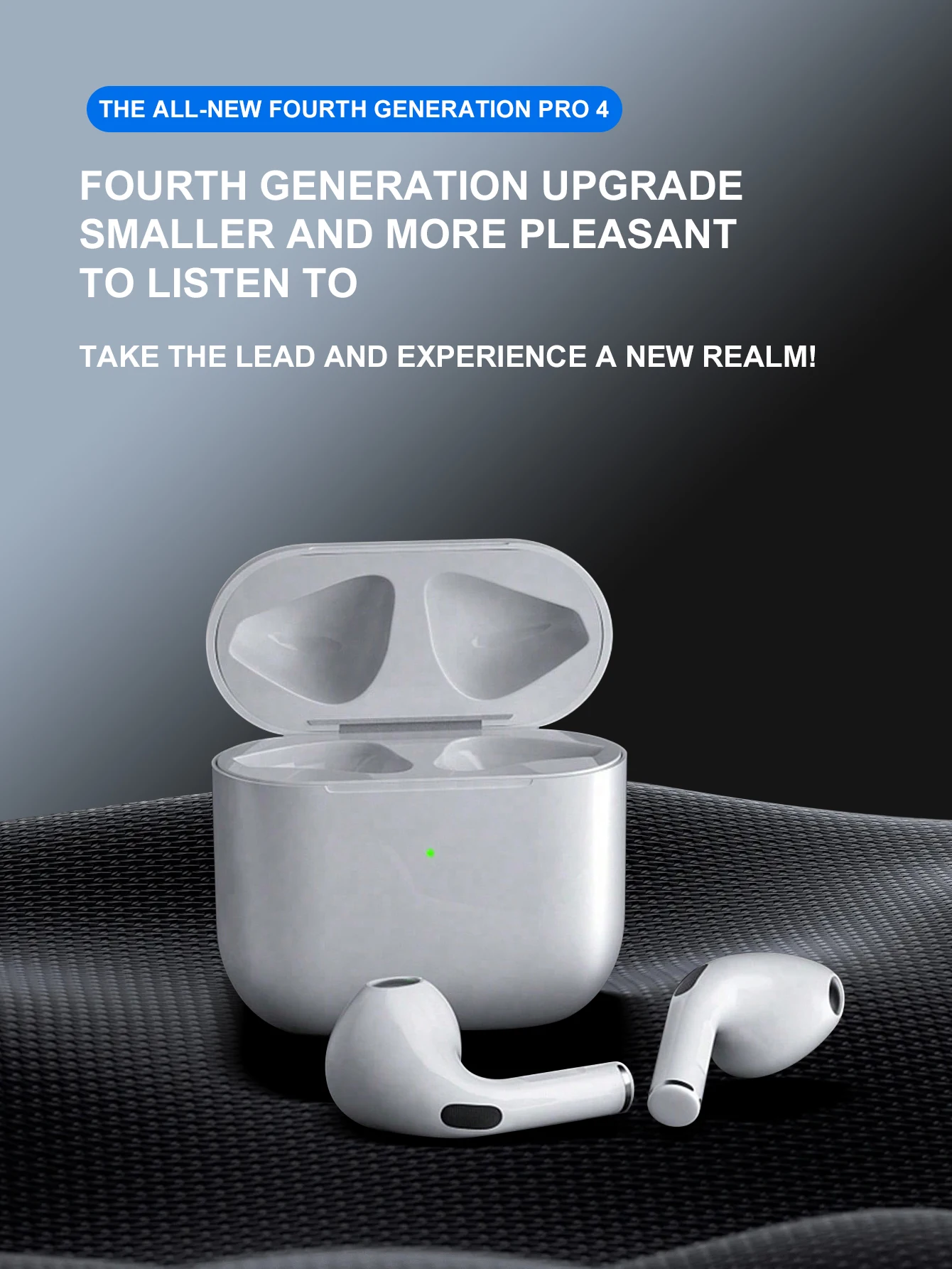 무선 이어폰 블루투스 헤드폰 가짜 AirPods HIFI 사운드 터치 컨트롤 음악 스포츠 이어 버드 for Iphone Xiaomi