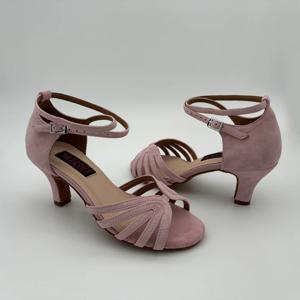 여성용 라틴 댄스 슈즈, 볼룸 살사 댄스 슈즈, 웨딩 슈즈, 로우 하이힐, 무료 배송, 패션 및 편안함, 628411LPS