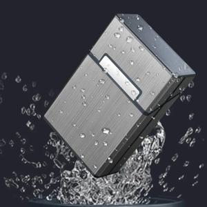 휴대용 담배 슬림 알루미늄 담배 케이스 시가 담배 홀더 박스 보관 용기 흡연 액세서리