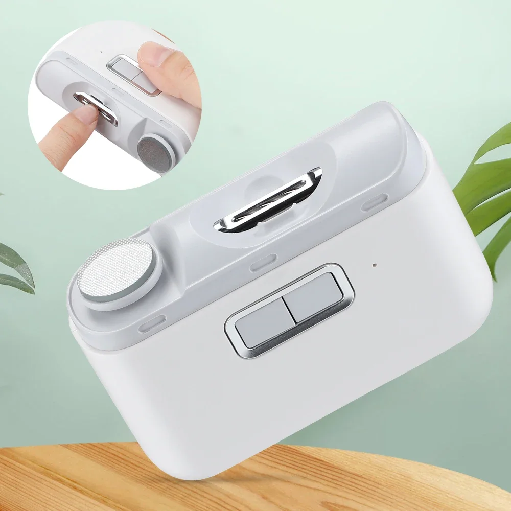 전기 매니큐어 네일 클리퍼, 성인 아기 손가락 발가락 가위, 페디큐어 두꺼운 손톱 커터 숫돌