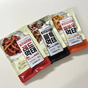 [푸디앤] 양념 먹태 3종 1세트 105g / 옐로우,블랙,레드 먹태 각 35g