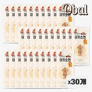 오발 이카소면18g (삼호식품) *30개/얇은오징어