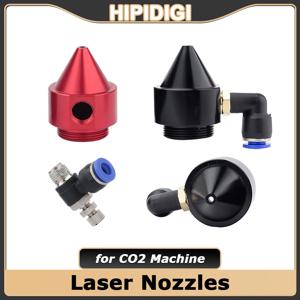 HIPIDIGI 레이저 에어 노즐 레이저 가스 노즐 직경 20mm 렌즈 FL38.1/50.8/63.5/101.6mm CO2 레이저 커팅 조각 기계 헤드