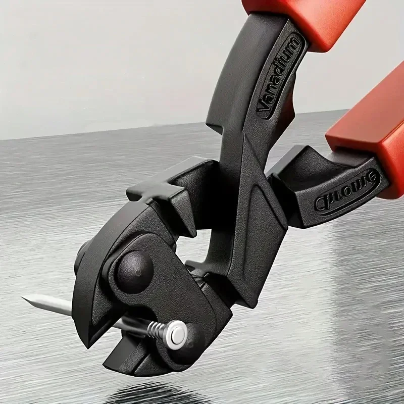 미니 볼트 커터 Multitool 스틸 와이어 커터 노동 절약 다기능 강력한 절단 철 와이어 와이어 차단기 가위 펜치