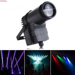 미니 DMX512 무대 조명, RGBW 디스코 빔 LED 핀스팟 조명, DJ 파티 KTV 미러 볼 핀 스포트 라이트, 10W