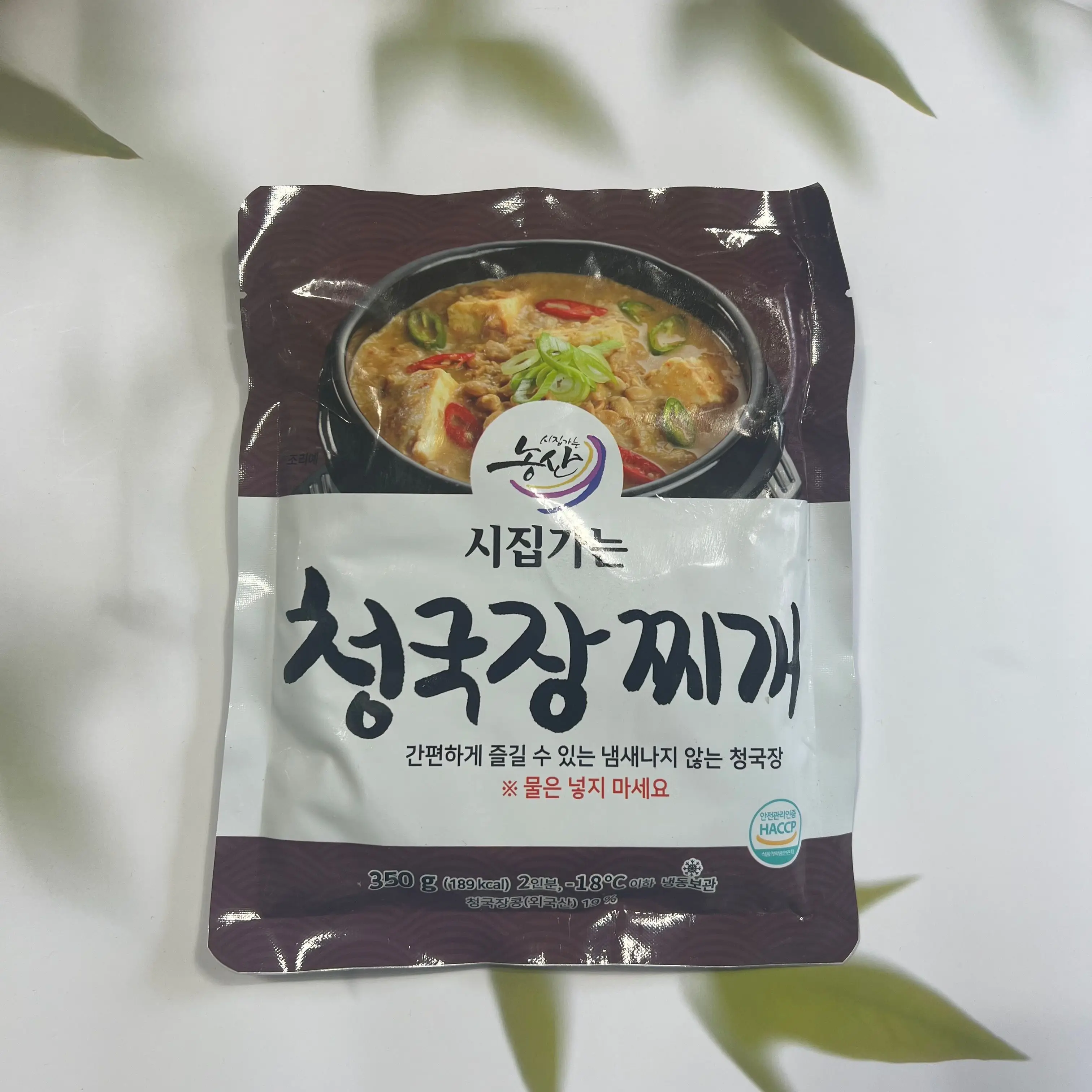 농산 시집가는 청국장찌개 350g