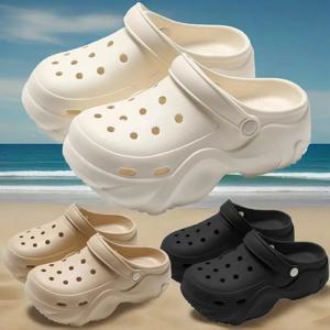 여성 DIY 실버 나비 매듭 패션 보우 장식 나막신 여름 Sping 가을 비치 샌들 동굴 구멍 정원 신발 학생 소녀