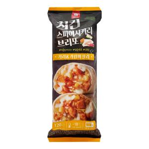 천일식품 치킨 스파이시커리 브리또 120g