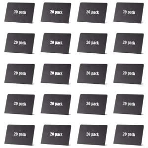생일 파티를위한 10/20 PCS Small Chalkboard Sign Memos 보드 게시판