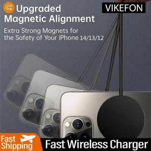 마그네틱 고속 무선 충전기, 유도 고속 충전 독 스테이션, 아이폰 15, 14, 13 프로 맥스, 삼성, 샤오미 충전기