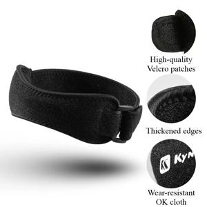 1개 무릎 보호대 조절 가능한 실리카겔 무릎 건 보호 스트랩 무릎 패드 러닝 스포츠 사이클링 체육관 무릎 지지대