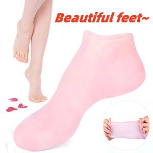 실리콘 모이스춰 라이징 발 양말 건조하고 갈라진 발 관리 유물 마사지 젤 안티 크랙 모이스춰 라이징 홈 에센셜