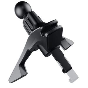1개 차량용 에어벤트 클립 17mm 볼 헤드 차량용 핸드폰 거치대 마운트 범용 차량용 에어벤트 훅 클램프 (휴대폰 GPS 브래킷용)