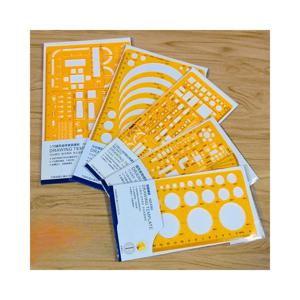 템플릿 측정자 원형 타원형 측정자 내구성 있는 K 레진 도면 디자인 가구 건축가 템플릿 도면자