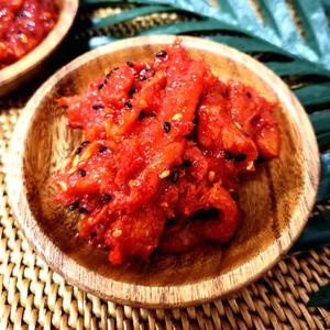 [푸디앤] 새콤달콤 쫄깃하고 맛있는 명태 회무침 500g 1kg/ 속초 30년 전통 젓갈장인이 만든