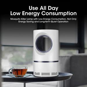 전기 파리 벌레 모기 퇴치기 LED 라이트 트랩 제어 램프 USB 전원 공급 및 어댑터 포함 소형 해충 퇴치기