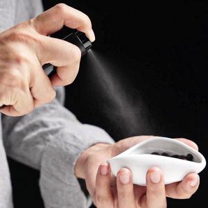 커피 콩 도징 컵 트레이 및 스프레이 휴대용 가습기 파우더 안티 플라이 및 정전기 에스프레소 그라인더 액세서리