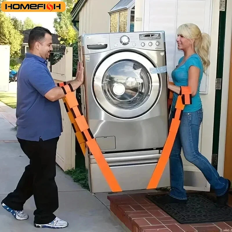 가구 및 전기 제품 운반용 스트랩, 무거운 물건 운반을 위한 노동 절약 스트랩, 이동용 재사용 가능하고 내구성 있는 스트랩