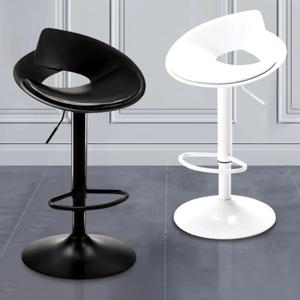 미니멀리스트 디자이너 바 의자 메이크업 리셉션 회전 조절 가능한 높이 바 의자 등받이 편안한 Sillas 홈 인테리어